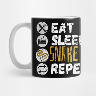 Eat Sleep Snake Milking Repeat Mug